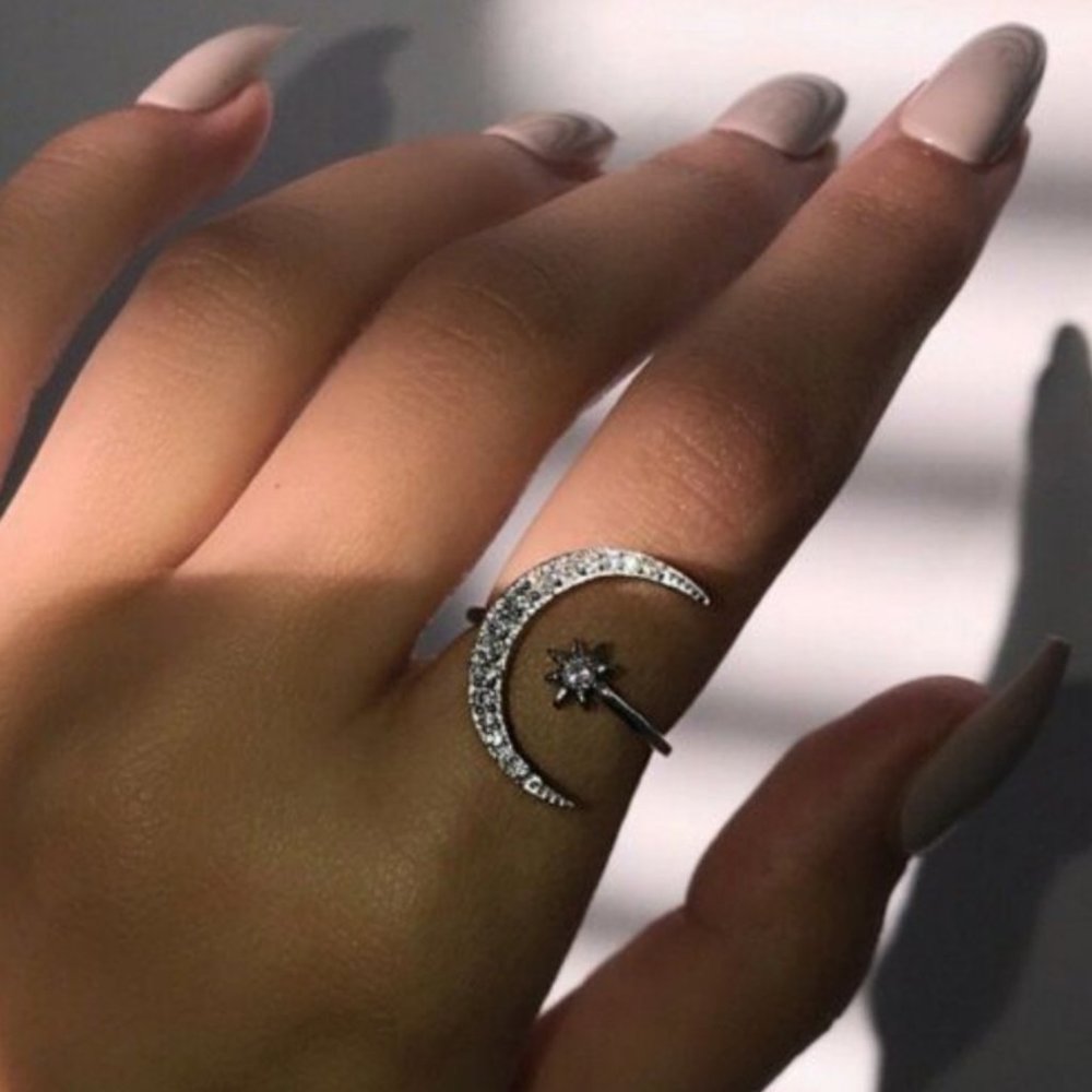 MOON STAR RING - Picture 3 of 5